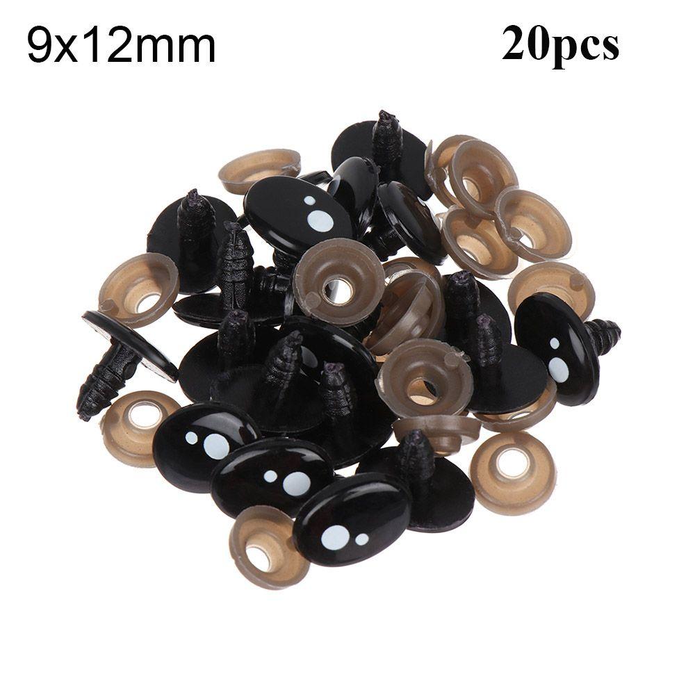 Кукла Животное Дети DIY Игрушки Овальные Безопасные Глаза Кукольные Поделки Плюшевые Аксессуары Для Белого Медведя