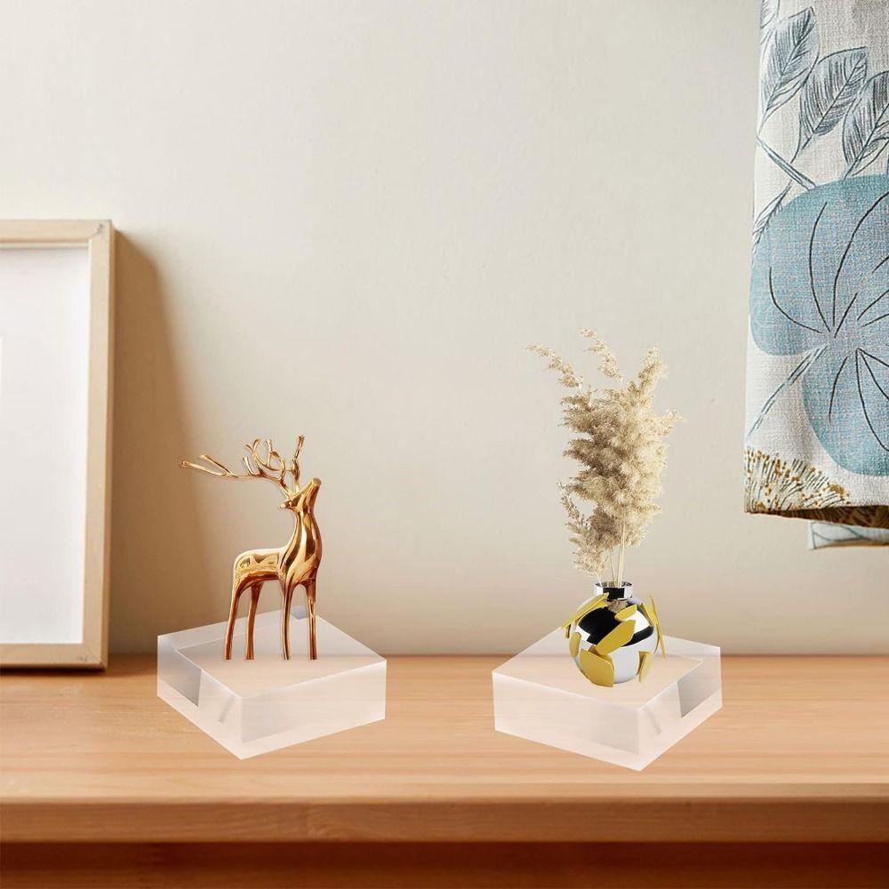 Polished Jewelry Display Riser Stands Solid Crafts Pedestals  Cosmetic Boutique