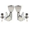 Musiclily Pro L3R3 Locking Tuners for Electric and Acoustic Guitars with Chrome Keystone Buttons