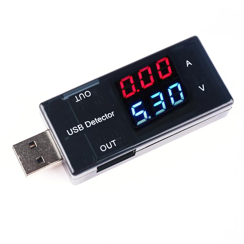 Javino 1/510Pcs LCD Digital USB Voltmeter Ammeter Current Voltage Tester Power Battery Capacity Charger Indicator Monitor