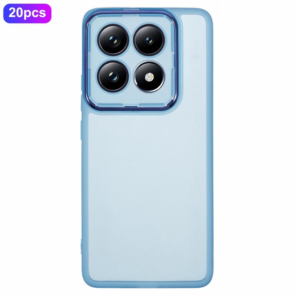 Bulk Purchasing 20Pcs For Xiaomi 14T Pro Case Electroplated Camera Frame TPU Phone Cover Precise Cutouts