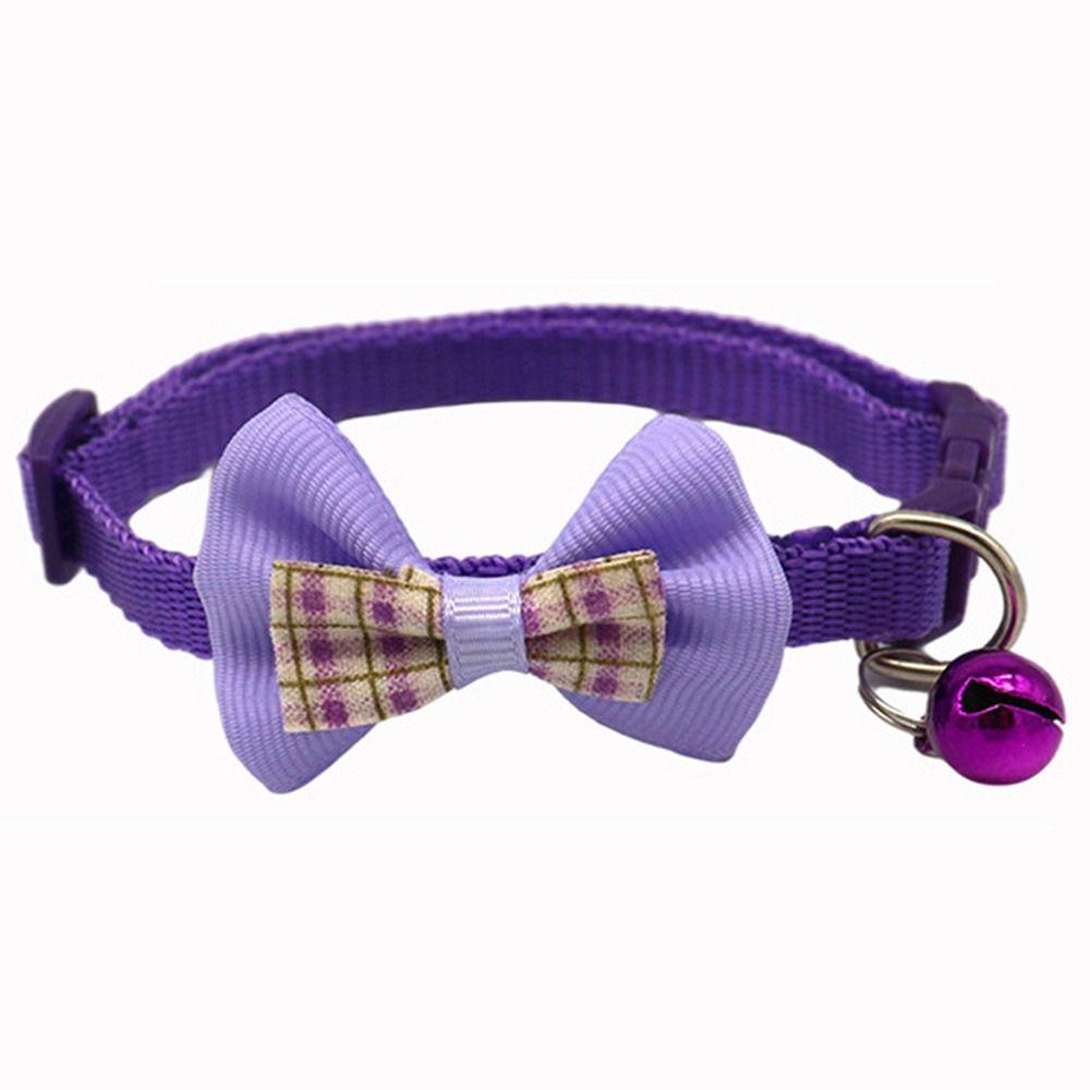 Small Dogs Cats Safety Buckle Bow Tie Pet Decorative Dog Necklace Pet Supplies Dog Leash Pet Collar