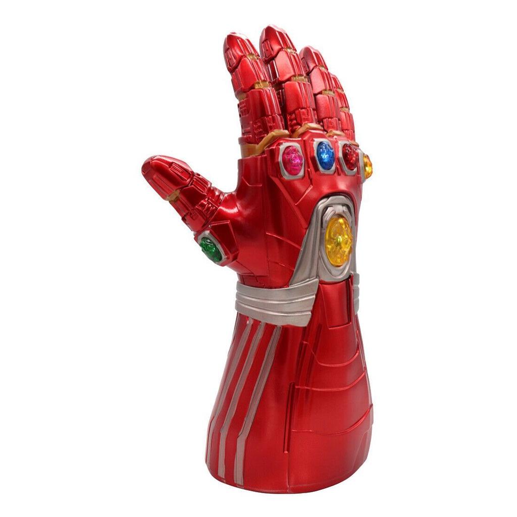 Светодиодные перчатки Железного человека со съемными камнями для максимального косплей-опыта