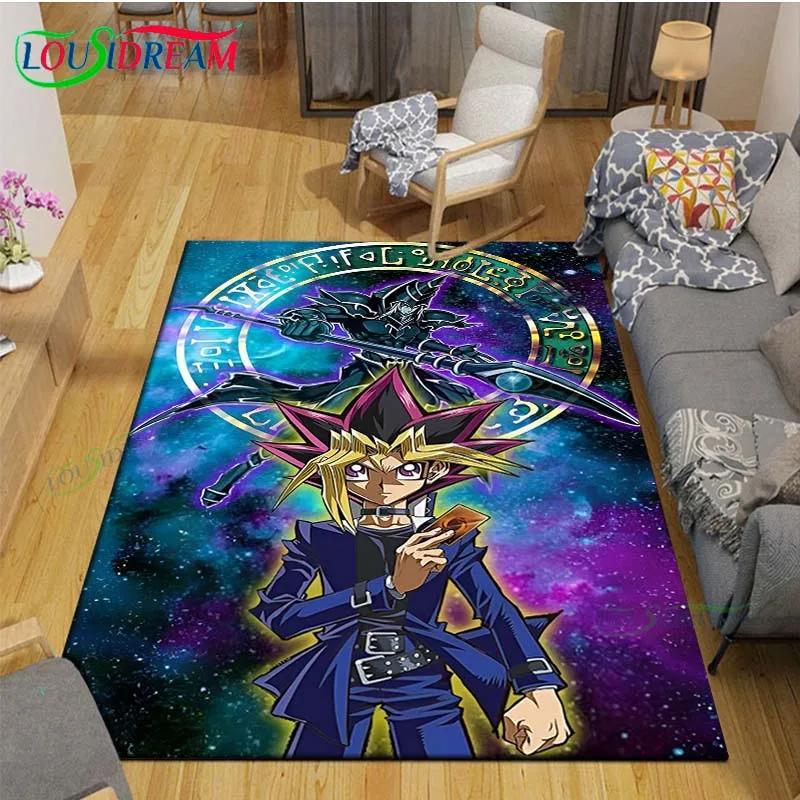 3D Famous Card Games Y-Yu-Gi-Oh  Carpet for Living Room Home Sofa Decoration,Children Game Decor Floor Mat Yoga Mat Large Carpet