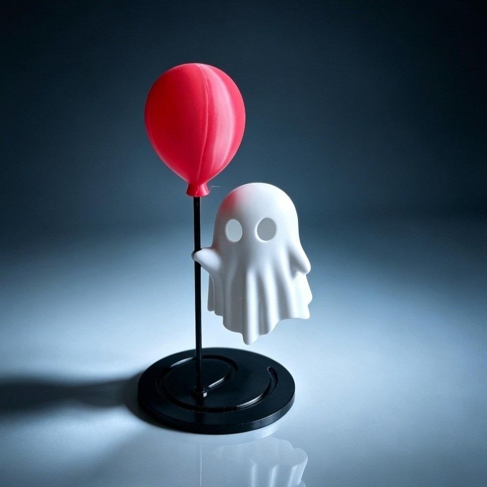 Creative Ghost Night Light Cute Desktop Light Atmosphere Lamp Balloon Ornament Office