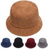 Cold Resistant Corduroy Thick Casual Winter Thermal Men Women Fisherman Bucket Hat