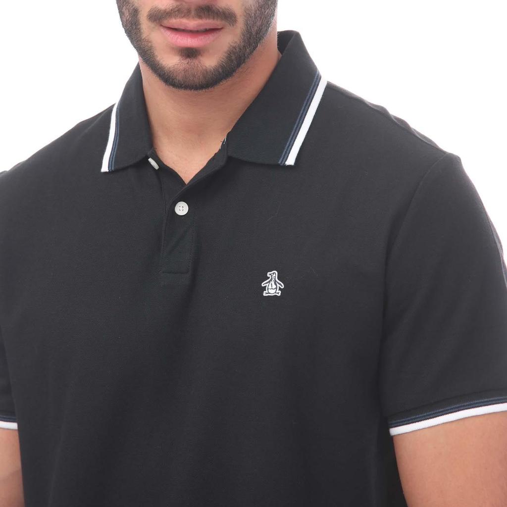 Original Penguin Mens Pique Tipped Polo Shirt