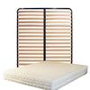 Set of 2 Mattresses 70x190 + Disassembled Bed Bases - Firm Support - Hyper Breathable Stretch Cover
