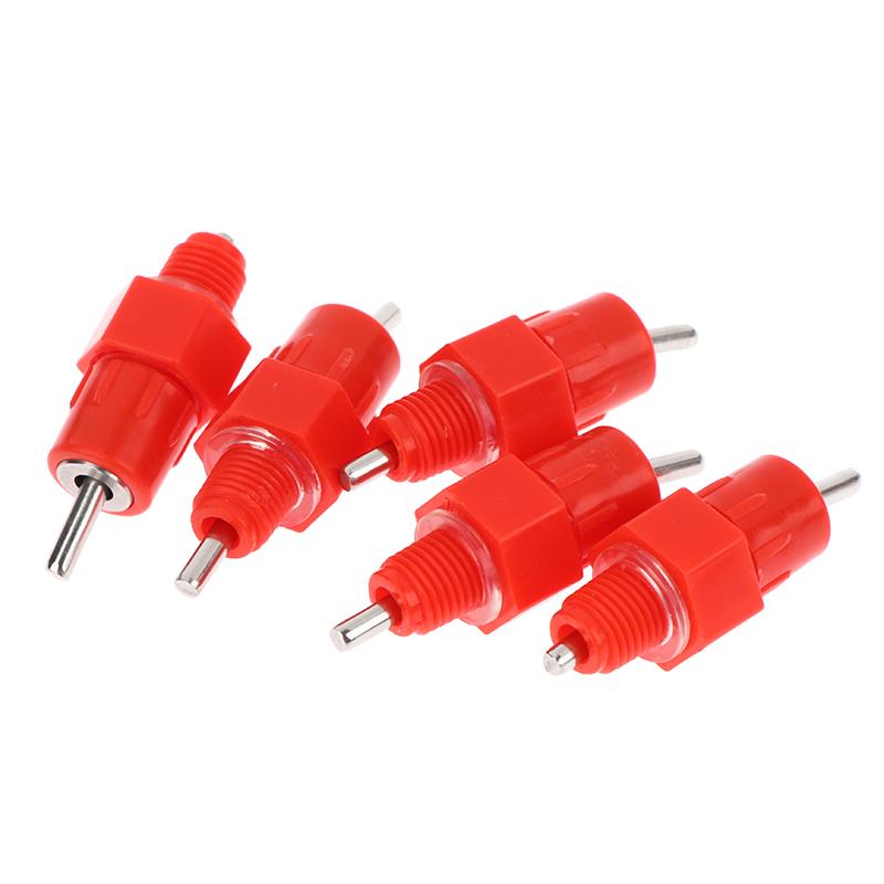 5 шт. Ниппельные поилки для кур, перепелов, голубей, птиц, автоматические поилки пружинного типа, оборудование для птицеводства