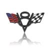 3D Металл V8 Италия Франция Америка США Великобритания Флаг Эмблема Значок Наклейка на Заднее Крыло Багажника для Аксессуаров Dodge Jeep Ford
