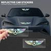 Автомобильный Логотип Ангельские Крылья Декор 3D Светоотражающая Водонепроницаемая Наклейка Для Mercedes Benz B/C/E/S Класса A Класса C200L GLC GLE CLA