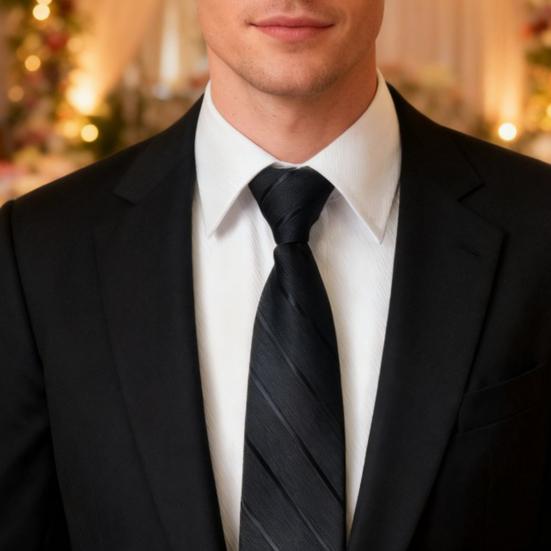 Мужской галстук на молнии, несколько узоров и цветов, регулируемая длина, деловой, для свадеб, вечеринок, формальный