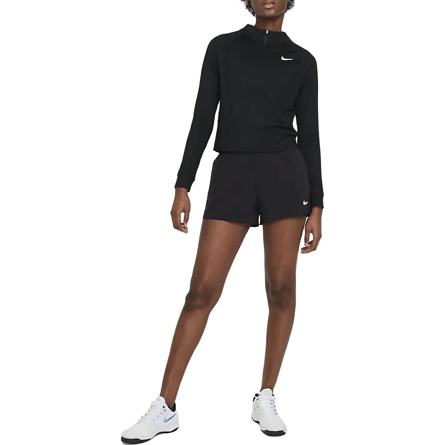 Nike Long Sleeved T Shirt Women's Black Set in Shoulder CV4698-010