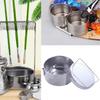 With Wash Tank Artist Brush Washer Stainless Steel Brush Wash Pot Paint Brush Holder Students