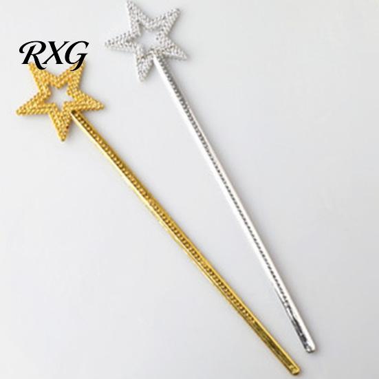 Star Wand for Kids 13 Inches Fairy Kids, Sparkly Rhinestone Magical Stick, Princess Halloween Dress Up Accessories Angel Role Play Costume Birthday