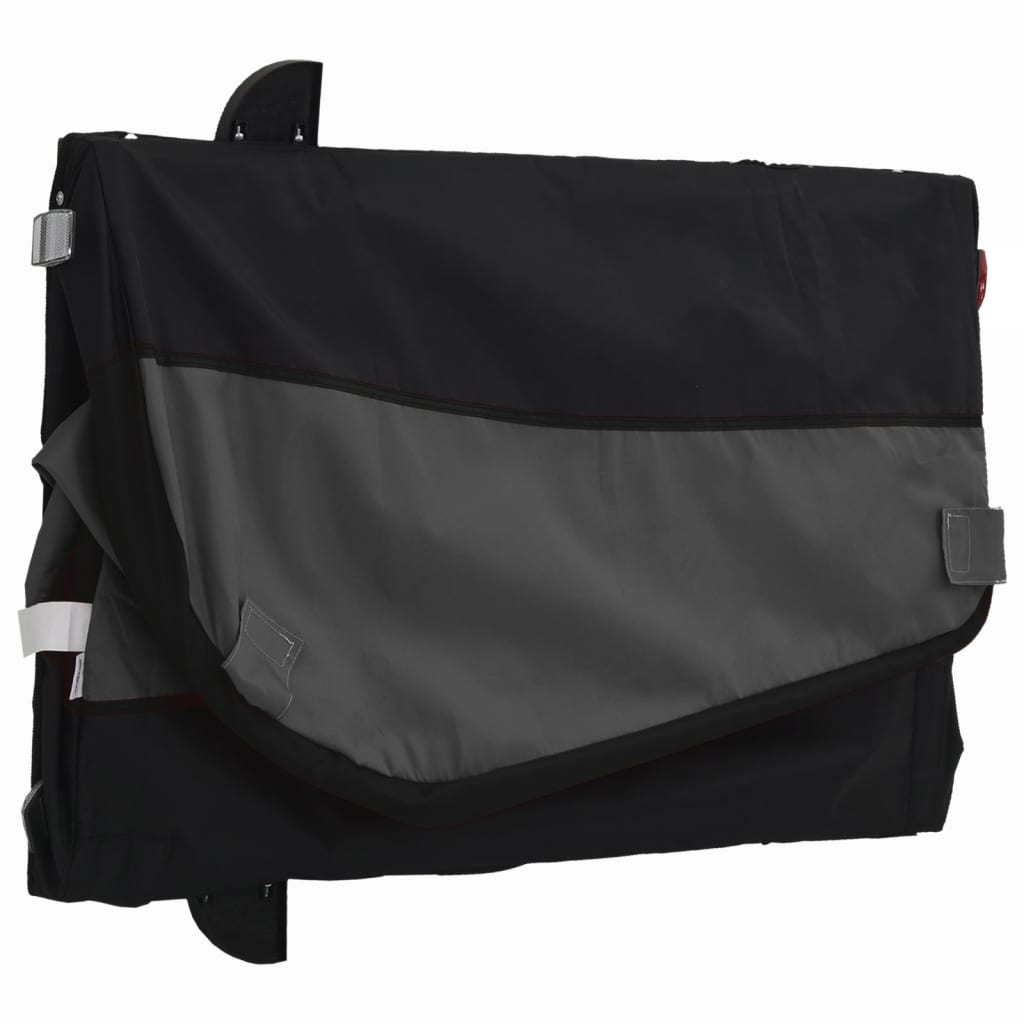 Bicycle Trailer Black 45 kg Iron