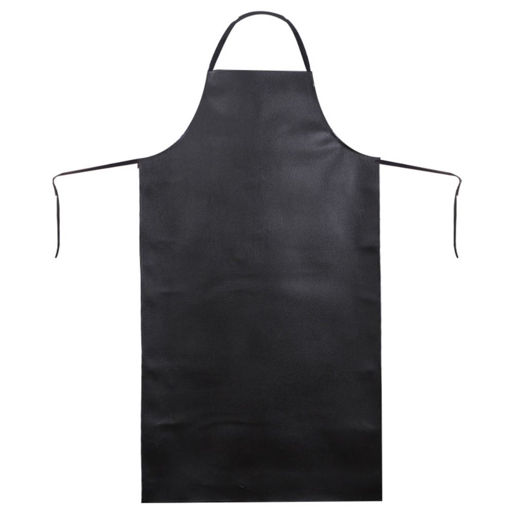 Thick Long PVC Butcher Oil-proof Anti-fouling Apron Cooking Kitchen Work Clothes Chef Apron