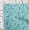 oneOone Cotton Poplin Light Blue Fabric Tropical Diy Clothing Quilting Fabric Print Fabric By Yard 42 Inch