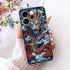 Чехол для телефона Oppo Reno15 F На Reno 15 15F Чехол Крутой Мультяшный Принт Дракон Лев Тигр Задняя Крышка Прозрачный Мягкий Силикон Capa