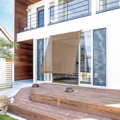 Takasho Cool Shade Air Mocha 1,8 x 2 м Полиэтилен CLS Защита от солнца, в 1,4 раза более дышащий, чем обычные изделия, Защита от УФ-излучения, Тент, Навес, Балкон
