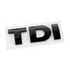3D ABS Black Logo TDI Emblem Letters Car Rear Trunk Badge Sticker for VW Volkswagen Polo Golf 4 5 6 7 Touran Passat AccessoriesJD6