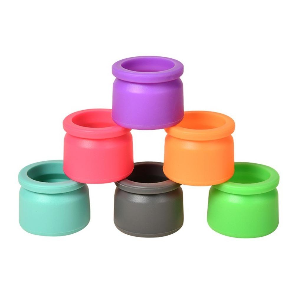 10pcs Anti-Skid Design Fishing Rod Stop Ring O-Ring Type Silicone Rod Ring Fishing Rod Protection