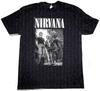 Футболка NIRVANA Гранж Рок Курт Кобей Мужская Черная Новая