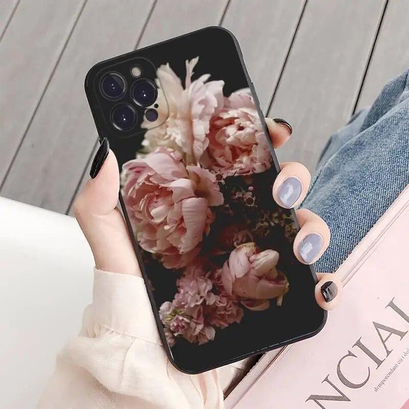 Чехол для телефона «Пионы с красивым цветком» для iPhone Samsung Galaxy Redmi Xiaomi Oppo OnePlus Note SA 7 8 9 10 11 12 13 14 20 21 22 23 53 54 Pro Max Ultra