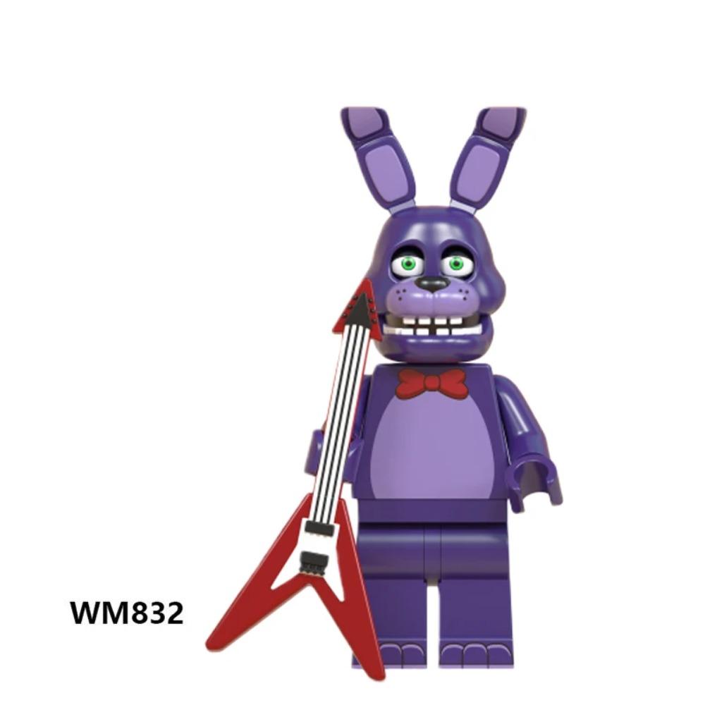 8 шт. Фигурки FNAF Игрушки Пять Ночей с Фредди Украшения Сборная Игрушка Модель DIY Игровой Периферийный Подарок на День Рождения для Детей