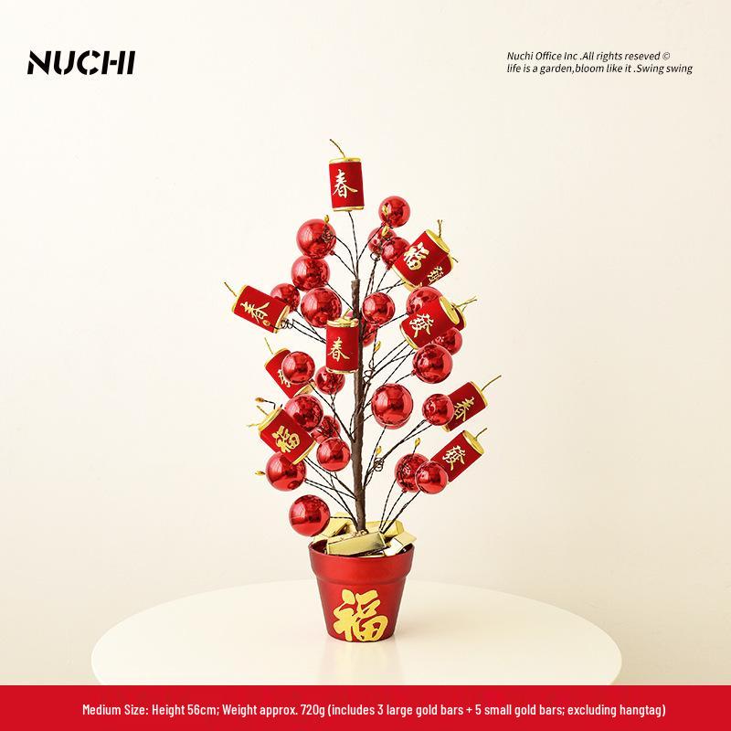 Дерево Процветания NUCHI и Украшения для Декора на Новый Год и Праздник Весны
