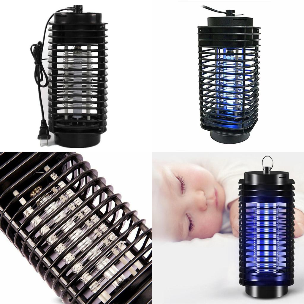 Электрическая ловушка для комаров и насекомых 110 В/220 В с лампой-ловушкой для использования в помещении и на открытом воздухе