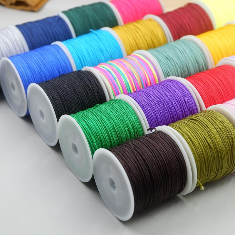 Прядь синего шелка, плетеный браслет для волос, нефритовая нить, сшитый своими руками, браслет, ожерелье, кулон, шнурок, красная веревка