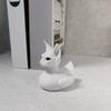 3D-печатная фигурка кошки-сфинкса и утки Yousheng, Милый матово-белый декор для стола, Забавная фигурка животного на полку, Уникальный подарок для