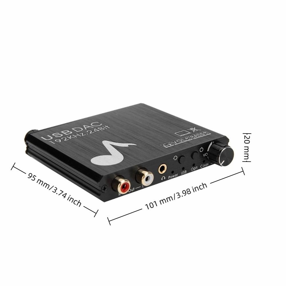 Coaxial Optical Audio Digitalto Analog Audio Converter RCA Converter  Stereo Equipment