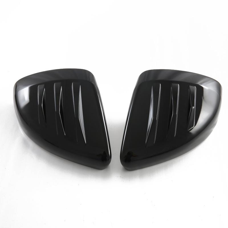 For MG HS 2018- ABS Rear View Cover Trim Rear view Mirror Case Cap Door Exterior Charging Port Panel Trim Charger Cover
