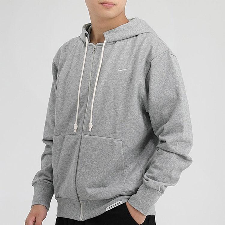 Nike Casual Sports Knit Cardigan Hooded Jacket light grey Men's CK6363-063