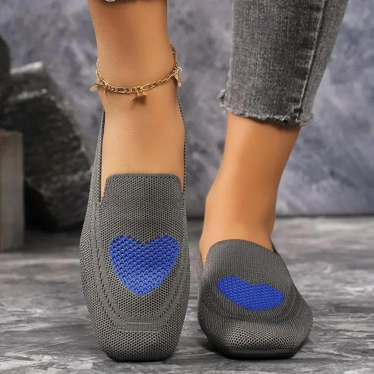 Новинка 2024 года, летняя стильная модная, удобная и универсальная повседневная износостойкая обувь на плоской подошве с круглым носком на плоской подошве