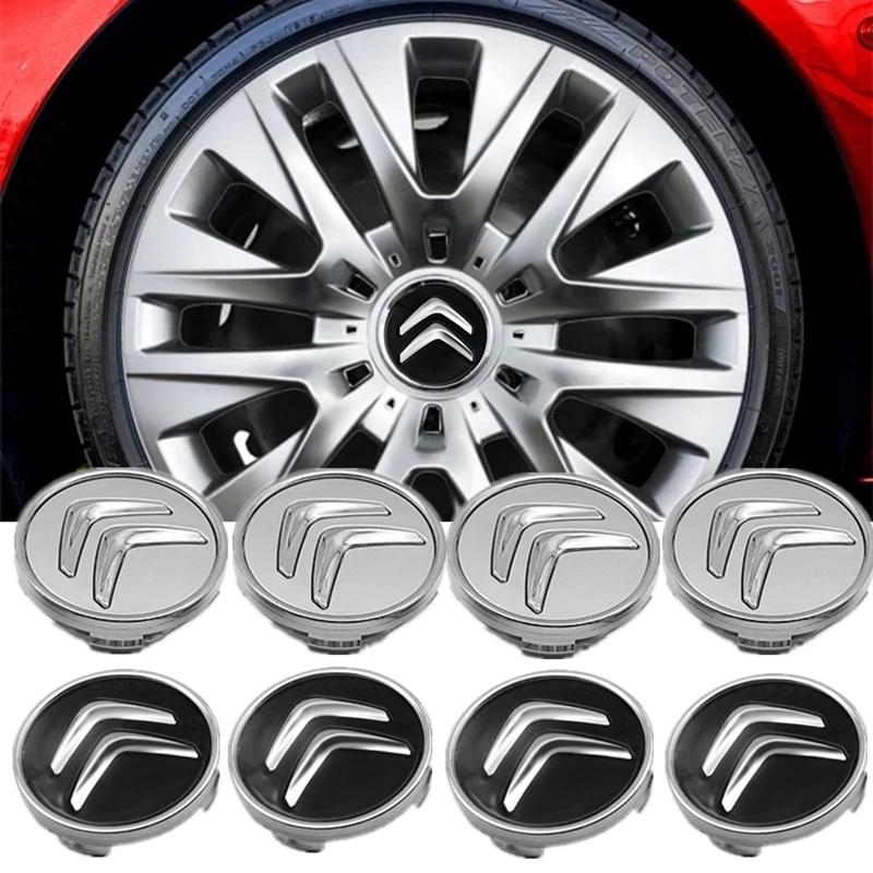 4pcs Car Wheel Center Hub Cover Caps for Citroen DS3 Picasso C2 C3 Xsara Cactus Saxo C4 C5 C1 Elysee Berling DS4 DS6 Accessories