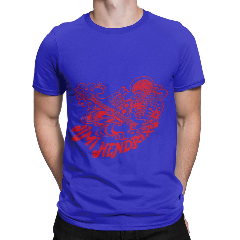 Jimi Rocker Hendrixs Rock Roll Legend red Funny Graphic 100 Cotton TShirt Jimi Rocker Hendrixs Tees Tops For Unisex
