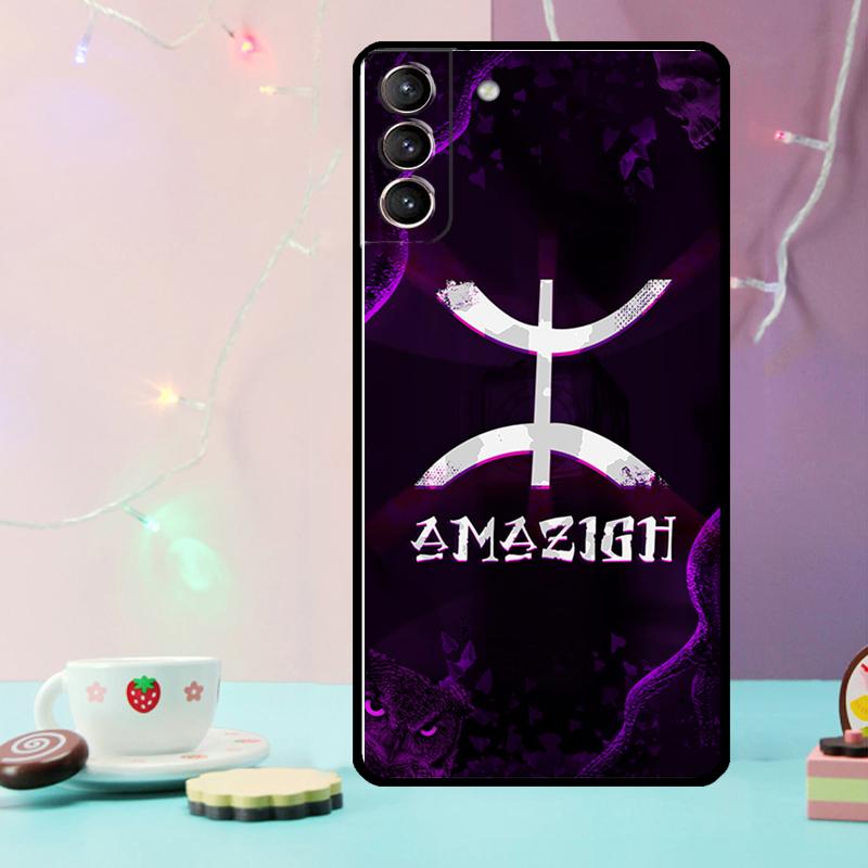 Amazigh Berber Flag Phone Case For Samsung Galaxy S24 S25 Ultra S21 S22 S23 Ultra S9 S10 S20 Plus S25 FE Cover
