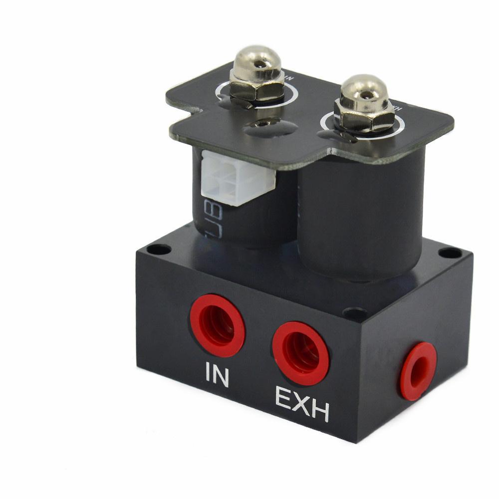 200PSI 12V Solenoid Valve Air Suspension Manifold Valve Double Solenoid Valve Set With Wireless Remote Control