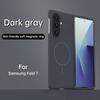 Ультратонкий магнитный чехол для Samsung Galaxy Z Fold 7 6 5 4 3 ZFold7 Z Fold6 Fold5 Fold4 Безрамочный для Magsafe Тонкий матовый чехол