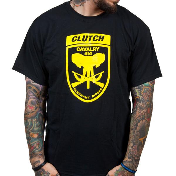 Clutch Elephant Riders Black Shirt S-3XL Official Rock Band T-Shirt