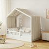 Bunk Bed Canopy 1/2-Piece Muslin Bunk Bed Canopy, Fabric Canopy for Bunk Beds Suitable for Bed Canopy, Bedroom Decoration