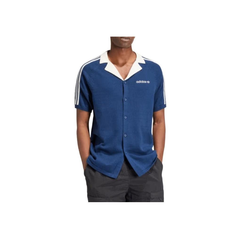 Adidas Трикотажная футболка премиум-класса Night Indigo для мужчин в уличном стиле IU0223