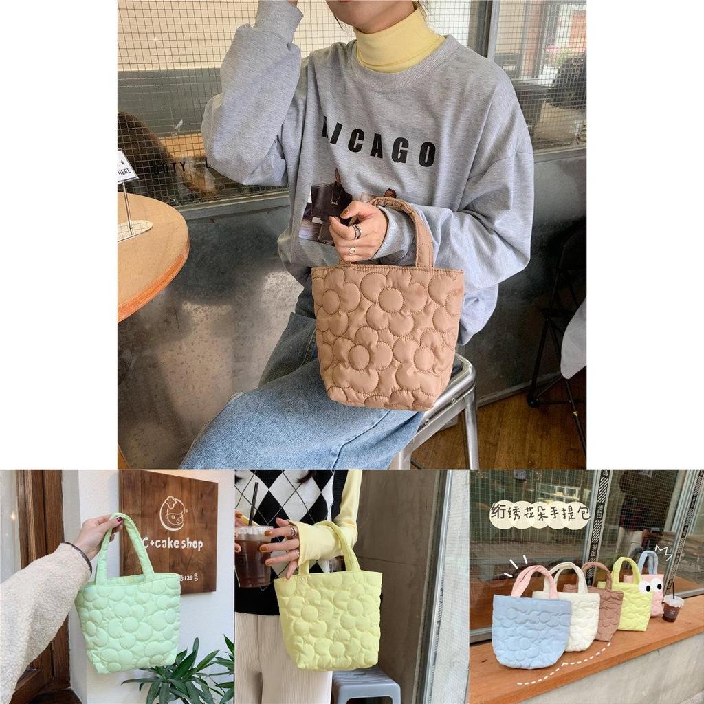 Стильная стеганая сумка-тоут для перекусов и детских вещей, идеально подходящая для ежедневного использования мамой.