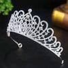Water Diamond Crown Bride Headband Birthday Baroque King Crown Hair Band Girl Photo Hairpin High End Girls' Headwear