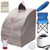 110V/220V Portable Sauna Bag Steam Shower Generator Infrared SPA Loss Weight Calories Burned Sauna Tent Room Shower Cabin