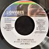 7inch Record JAHMALI - Be Conscious NONE Lionvibes Sound 2005 Jamaica Reggae, Ska & Dub Used
