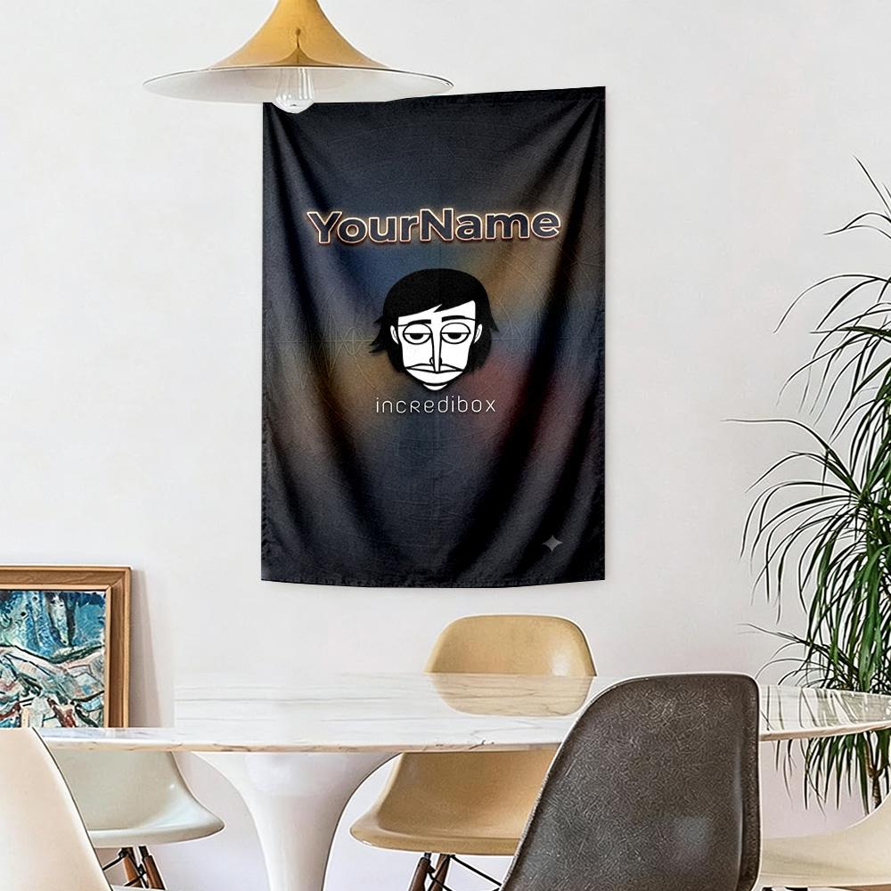 Incredibox Custom Your Name Wall Decor Tapestry Art For Pet Memorial Birthdaywedding Party Backdrop Family Gift
